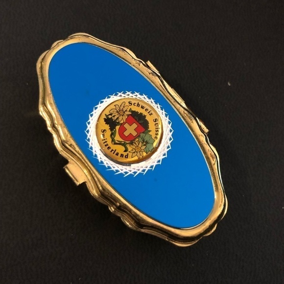 Switzerland 1980s Vintage - Metal and Plastic Pill Box - Picture 3 of 5